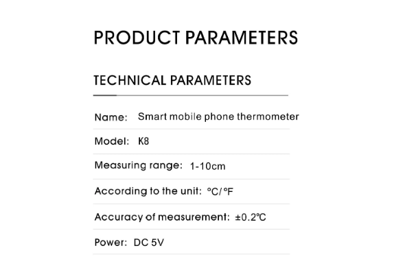 K8 thermometer specs (3)
